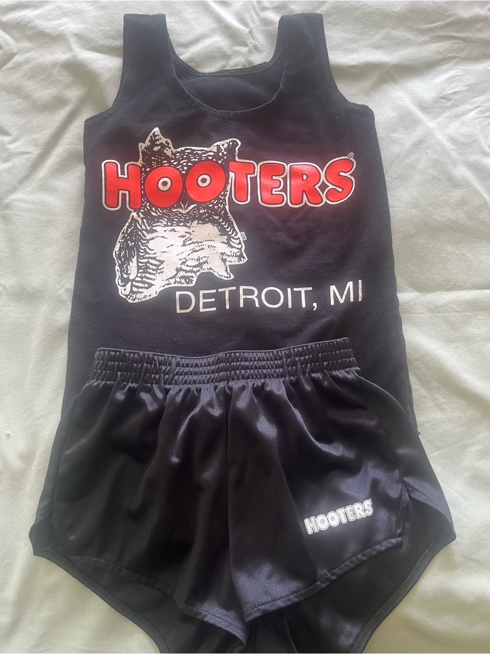 Authentic Black Hooters Uniform. Size XS.